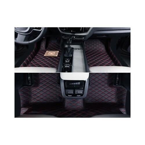 Left Hand Drive! Leather Car Floor Mat Pad FloorLiner For Volvo XC60 2018-2019