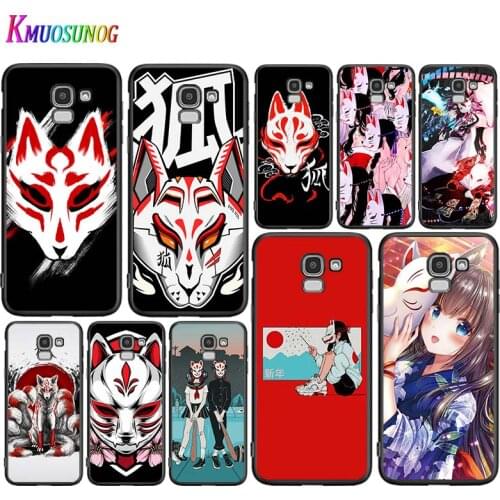 Fox Mask Anime Girl For Samsung Galaxy J2 J3 J4 Core J5 J6 J7 J8 Prime duo Plus 2018 2017 2016 Silicone Phone Cover