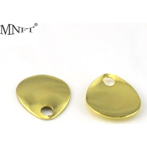 MNFT 12pcs Rotating Gold Sequined Road Asia Bait Sequins Accessories 0.6g/0.8g