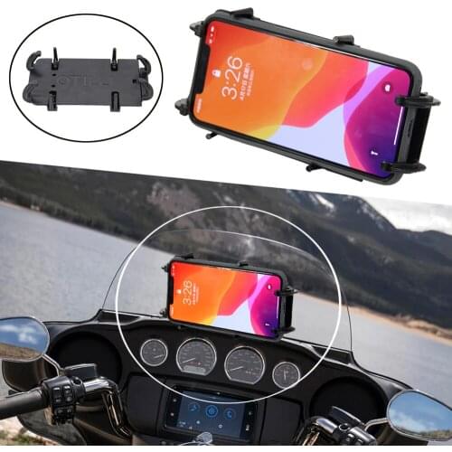 NEW Black Motorcycle Mobile Phone Holder Mount Navigation Bracket GPS FOR BMW FOR HONDA FOR YAMAHA FOR KAWASAKI