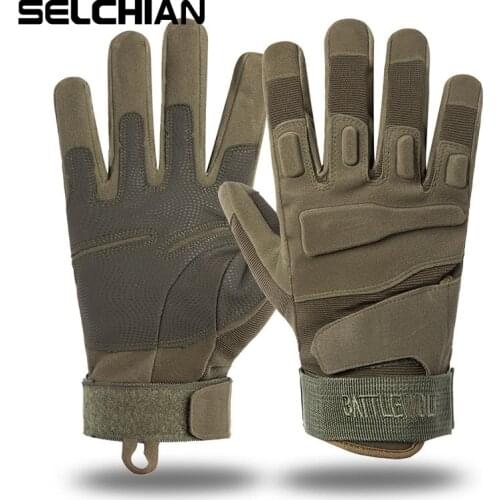 High quality Full Finger Tactical Gloves Military Paintball Shooting Airsoft Protective Gear Outdoor cycling gloves Men Women