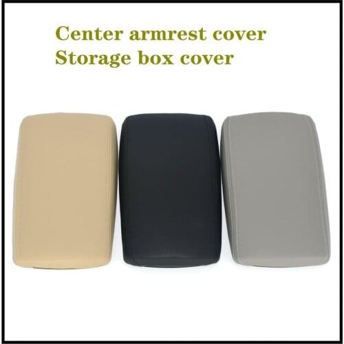 Armrest Center Console Cover Storage Box For Audi A6 C6 2005-2011 Center Console Arm Rest Storage Box Cover