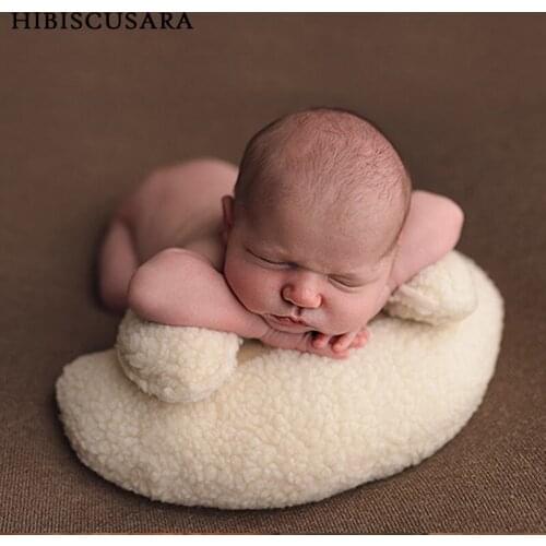 Newborn Baby Photography Props Posing Pillows Fleece Infant Positioner Soft Pictuers Accessories Studio Photo Props Posing Beans