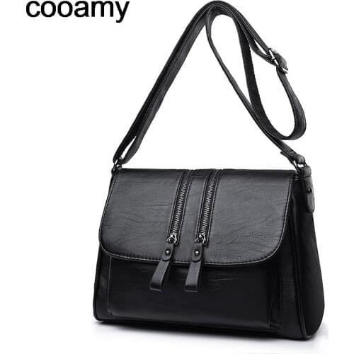 Womens Shoulder Bags High Quality PU Leather Handbags Tote All-match Crossbody Top-handle Bags Shell Messenger Bag