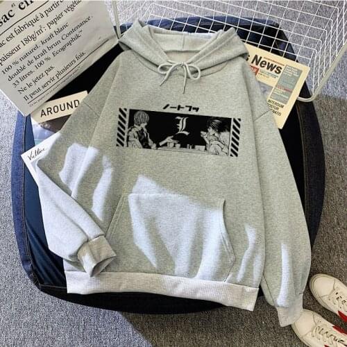 Oversized hoodie Death Note Kawaii dropshipping harajuku y2k Top undefined kpop Long sleeve kawaii clothes Womens sweatshirt