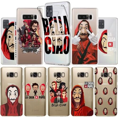 TV Money Heist House Paper La Casa de Casefor Samsung Galaxy A21S A32 A41 A52 A72 A71 A70 4G/5G S10 S20 S21 Plus Ultra Cover