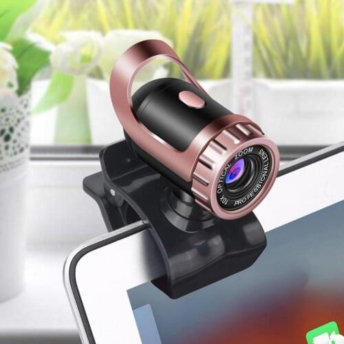 HD USB Clip On Webcam Web Camera with Microphone for Desktop Computer Laptop