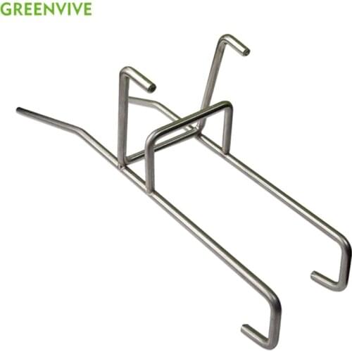 Stainless Steel Bee Honey Bucket Rack Holder Beekeeping Tool 11.8 Inch Beekeepers Easy Pour Honey Farm Bee Honey Bucket Stand