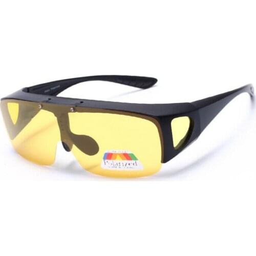 Windproof Folding Sunglasses Men Easy To Wear Myopia Polarized Sunglasses Set Mirror Outdoor Driving Glasses UV400