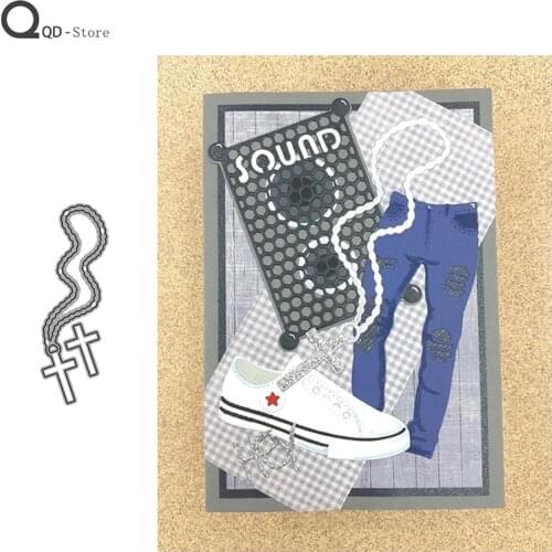 Cross Necklace Cutting Dies Stamps Dies Scrapbooking Mold Cut Handmade Tools DIY Craft Decoration Metal Cutting Dies New 2020