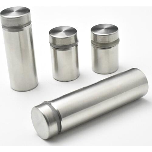 10pcs Glass Fasteners 12mm Stainless Steel Acrylic Advertisement Standoffs Pin Nails Billboard Fixing Screws Hardware