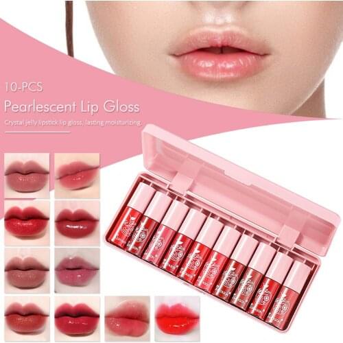 10PCS Lip Balm Moisturizing Waterproof Long Lasting Lipstick For Others On Birthdays Christmas and Valentines Day