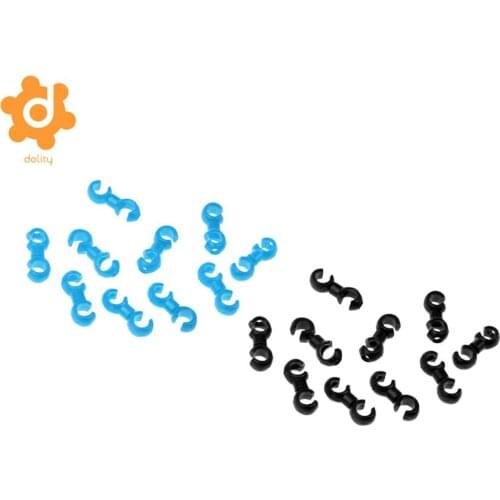 20Pcs Rotating S-Hook Clips Hook shift Cable, Brake Gear Cable Housing, Fixing Holder Guide for Cycling Road Bike Bicycle MTB