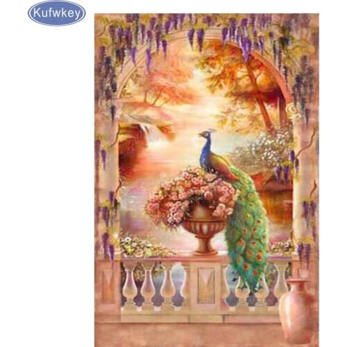 Mazayka,5D Diy diamond painting cross stitch,peacock,home decoration,art&crafts, mosaic diamond embroidered rhinestones,flower