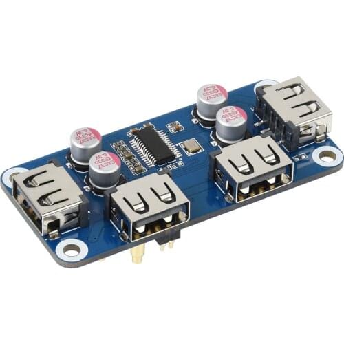 USB 2.0 HUB Module HAT Interface Expansion Board + USB Cable Starter Kit for Raspberry Pi Zero W H 3 4