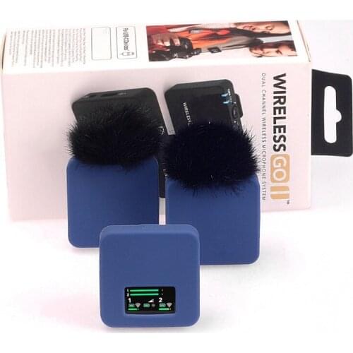 For RODE Wireless Go/Go II Anti-squeeze Microphone Storage Cover Protective Shell Silicone Case Sleeve