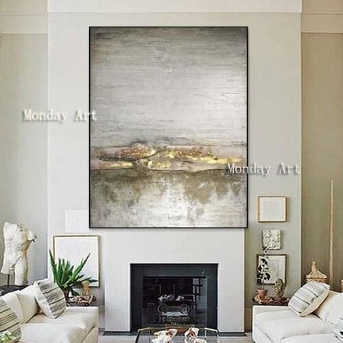 Handmade Modern Abstract Landscape Oil Painting On Canvas Wall Art Picture For Living Room bedroom Home Decor Paintings Unframed