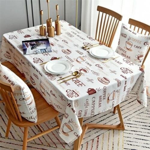 Coffee Table Coffee Cup Patterns Rectangular Tablecloth TV Cabinet For Living Room Home Decoration ZB-HM351#30
