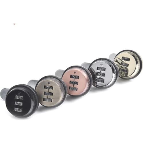 Combination cabinet lock black / silver Zinc alloy password locks security home automation Camera Lock for mailbox cabinet door