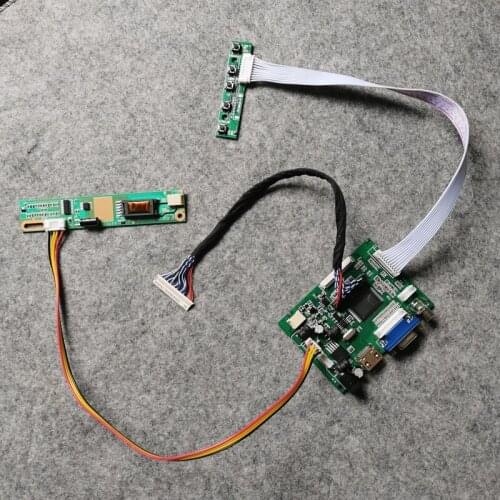 DIY kit 1920*1080 VGA+AV LCD screen For N184H3/LTN160HT01/LQ164M1LD4C panel matrix controller drive board 1CCFL 30-Pin LVDS