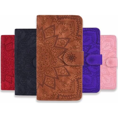 3D Flower Flip Wallet Leather Case For iPhone 12 11 Pro Mini X XR XS MAX Funda Purse Cover for iPhone 7 8 6 6S 5 Plus SE Coque