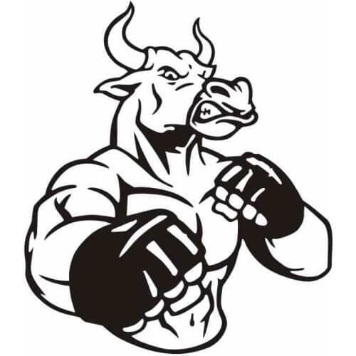 Boxing Arm Glove Sticker Kick Boxer Play Car Decal Free Combat Posters Vinyl Striker Wall Decals Parede Decor