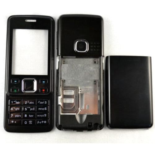 New Metal Classia Housing Cover Bezel Case Keypad Keyboard for Nokia 6300 Black Silver White