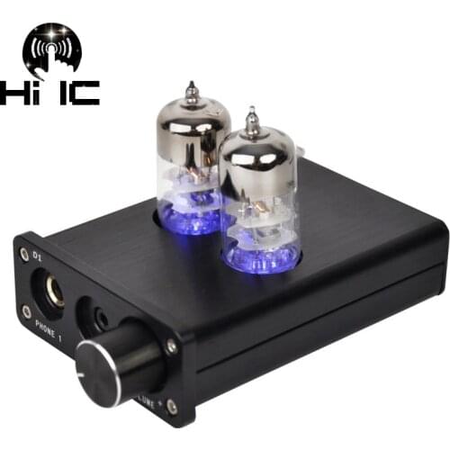 Olive Vacuum 6J9 Tube Amplifier Stereo & USB DAC & Audio Preamp & PC Sound Card Mini Home Audio HiFi Headphone Earset Amp