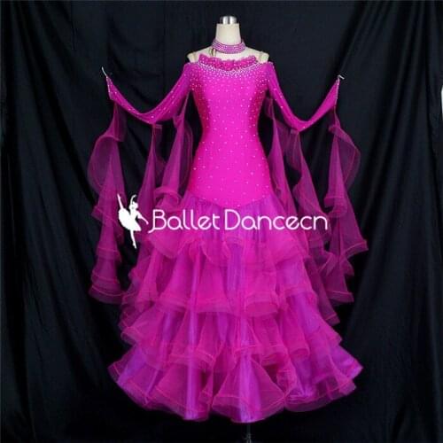 Ballroom Dance Competition Dresses Women/Ballroom Dresses/Ballroom Waltz Dresses/Ballroom Dancing/Waltz Dress