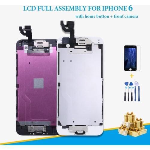 Complete Full Assembly Screen For iPhone 6 6G LCD Screen Replacement Display Touch Screen full set Digitizer Pre-assembled +gift