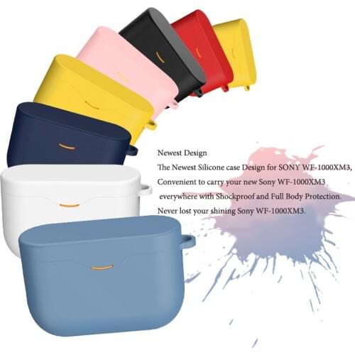 Silicone Case For SONY WF-1000XM3 Earphone Cover WF 1000XM3 Charging Box Anti-shock Protective Case