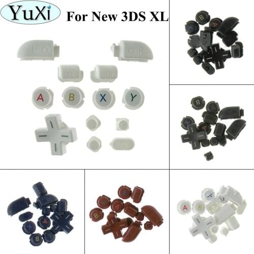 YuXi Replacement Button D Pad For Nintend for New 3DS XL LL Console A B X Y L R ZL ZR Button Home Power Buttons