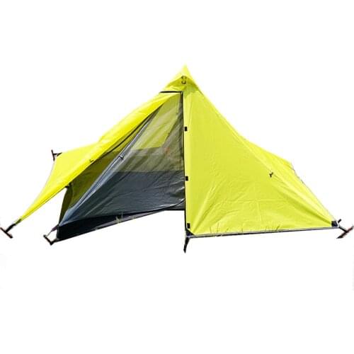 Outdoor Ultralight 1.4kg Waterproof Two Layers with Anti-mosquito Tent Pyramid tent Camping Hiking Tent