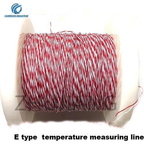 High Quality Twisted E type temperature measuring line E type thermocouple wire 2*0.2mm Temperature line