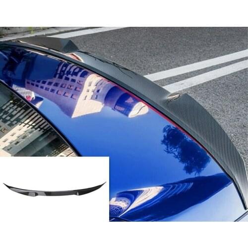 Carbon fiber Tail Fins Cover Rear Trunk Spoiler Trim For Honda Accord 2018-2019 car modification