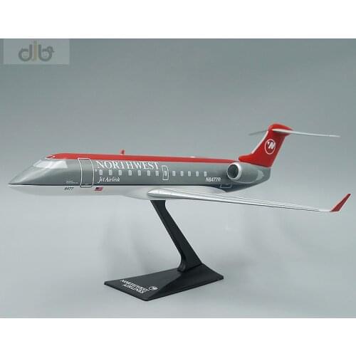 1:200 Aircraft Model Toy Northwest Airlines CJR-200 For Collection