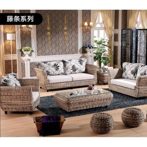 2018 new style design ratten sofa living room furniture 302