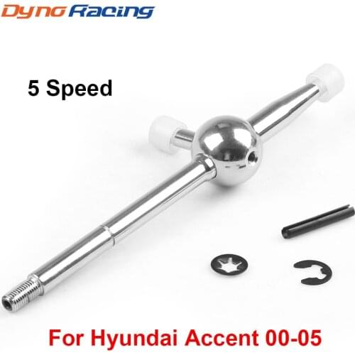 5 Speed Manual Standard Chrome Short Shifter For Hyundai Accent 00-05 Elantra 01-06 Tiburon 01-09 For KIA Spectra 2004.5-08