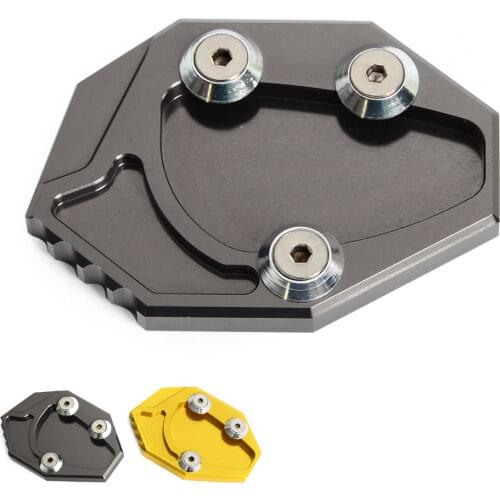 CNC Kickstand Side Stand Pad for Kawasaki Ninja ZX14R ZX14 ZZR1400 2006-2015 GTR1400 Concours 14 2008-2015