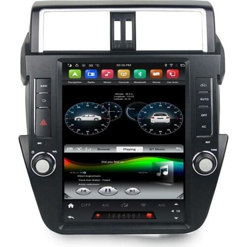 IPS Tesla style PX6 12.1" Android 9.0 Car Auto Radio DVD GPS for Toyota Prado 2014 2015 2016 2017 Bluetooth 5.0 WIFI