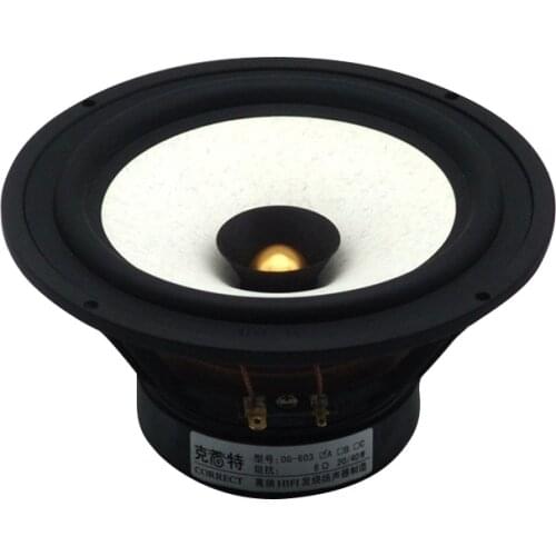 1PCS 2019 New Aucharm DG-603 6.5'' Full Frequency Speaker Driver Casting Aluminum Frame IIR Rubber Surrouding 4/8ohm Max 40W