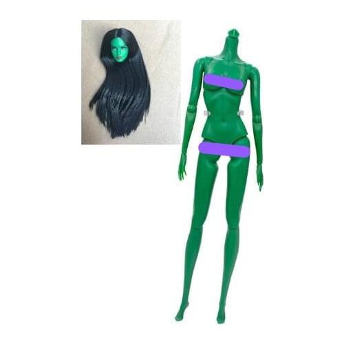 Star Trek Figures Chines Super Model Green Coffee Brown Doll Body 1/6 Princess Doll Body For FR IT Doll Heads