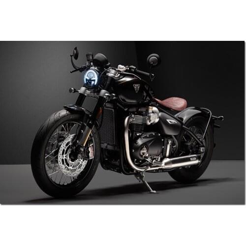 Triumph Bonneville Bobber TFC Motorcycles Photo Wall Art Posters and Prints Canvas Painting For Living Home Decor