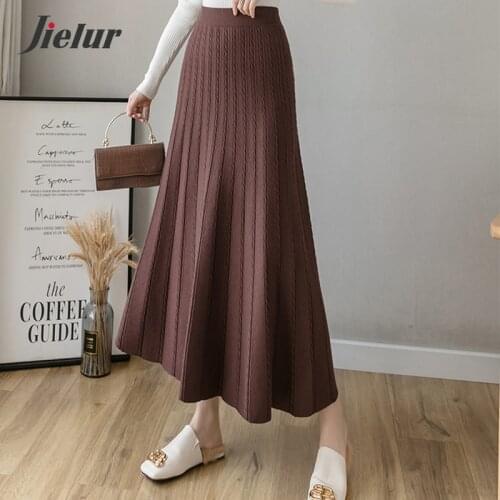 Женские вязаные юбки Jielur China At AliExpress