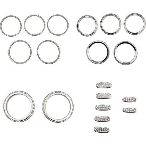 For Mercedes Benz GLB Class GLB220 GLB250 2020 2021 Air Conditioner Outlet AC Vent Crystal Trim Ring Diamond Sticker