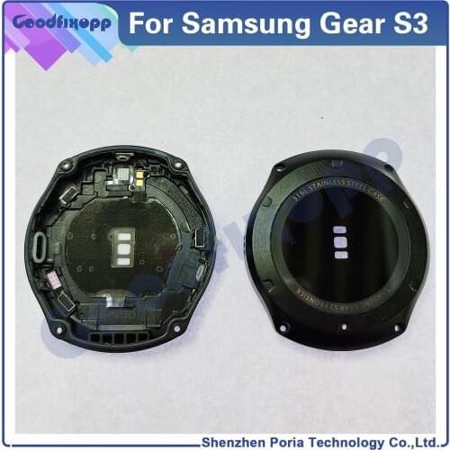 Original For Samsung Gear S3 R760 R765 R770 R775 Watch Housing Shell Battery Cover Back Case Rear Cover Glass Lens