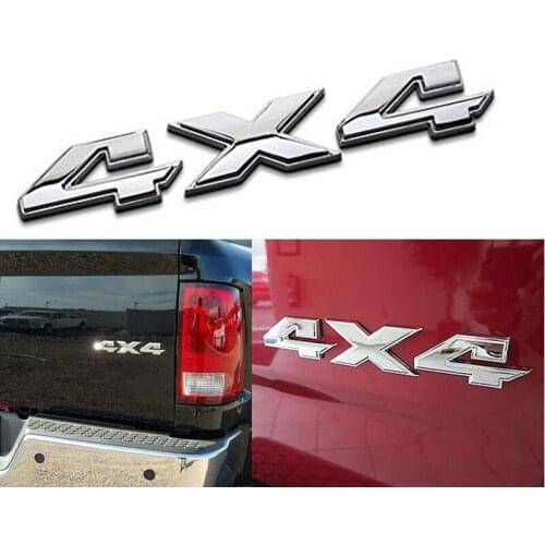 Nameplate 55277438AA Rustproof Car Waterproof ABS 3pcs/Set Tailgate 4X4 Emblem Tool Kit Sticker