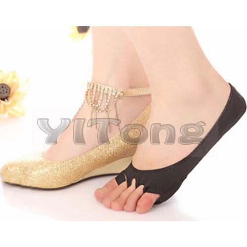 NEW 1 Pair Belly Ballet Dance Toe Pad Practice Shoes Foot Protection Dance Socks Costume Gaiters High-heeled shoes Pad Toe Socks