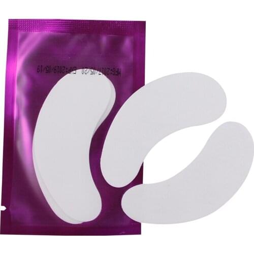 50 pairs/lot Lint Free Under Eye Patch for Eyelash Extension Gel Patches