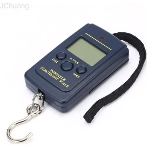 Protable 40Kg Pockets Digital Scale High precision Electronic Hanging Luggage Scale Multi Used Balance Weight Steelyard Black